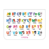 핑크퐁 차량용 햇빛가리개, 영어놀이, 1개