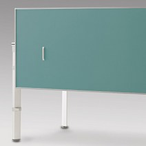 코아스 V6 사무용 책상 전면 상부 스크린 1400 방문설치, 그린