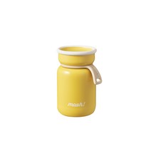 모슈 라떼 미니 보온보냉 텀블러, 옐로우, 120ml