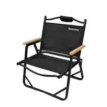 베스트웨이 릴렉스 로우 캠핑의자, 블랙, 1개