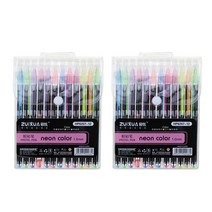 동아 PMS 눈부신 데코팬 12색 세트 1.0mm, 파스텔, 2세트