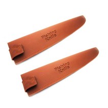 FishingKinife 인조 가죽 식도 칼집 2p, 밤색