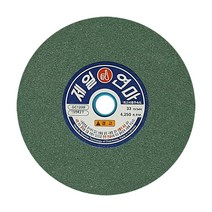 제일연마 GC탁상 그라인더용 숫돌 125 #100, 1개