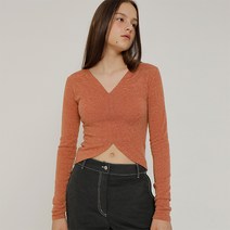 로켓런치 여성용 R ROUND SLIT T SHIRT