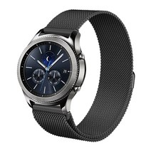 쉴드랩 샤오미 어메이즈핏 GTR 47mm 22mm 밀라노메탈 스트랩 시계줄 밴드, 블랙, 1개
