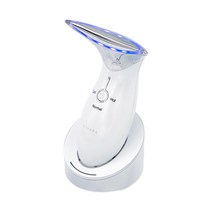 XTHERA 고주파 9분 관리 무선 충전 생활방수 냉온 마사지기, 흰색펄 + 은색, ST-H313