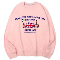 벤힛 Union Jack 세미 오버핏 특양면 맨투맨