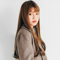 픽앤웨어 똑딱이 붙임머리 C컬웨이브 S 2p + M + L, 투톤브라운, 1세트