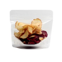 육수 이유식 사료 소분 투명 스탠드 지퍼백 16 x 14 cm, 50개