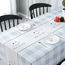 라별 누눅 방수 식탁보, 140 x 220cm, HS03