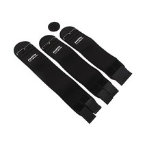 바른자세 다리보정 벨트 세트 블랙 L, 1세트