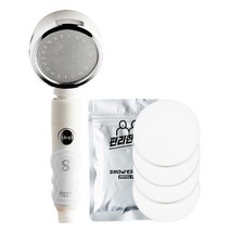 샤워프리 1초 샤워기 헤드 흰색 + 필터 4p 세트, 1세트