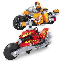 오시니 City 싸이클론 바이크 25410 + 파이어바이크 장난감 25411, 혼합색상