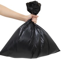 네이쳐리빙 모던데일 분리수거함 비닐봉투 검정, 40L, 100개