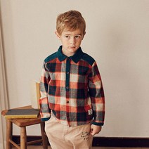 마이리틀스타 아동용 코듀로이 포인트 셔츠