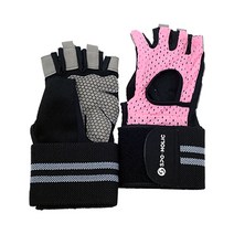 스포홀릭 헬스 장갑 손목보호형, 핑크