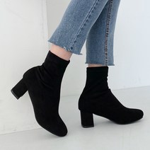 제이랑 스판 삭스 앵클부츠 5cm