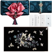 현금예단자개함 예단비 풀세트, 검정나비, 1세트