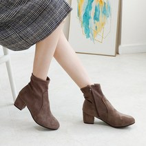 탈리아탈리 더편한 스웨이드 스판 앵클부츠 5cm
