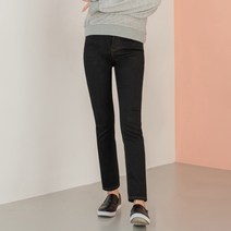 진마니아 여성용 본딩 기모 일자 청바지 CC2W68