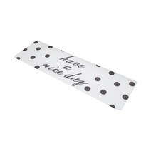 프린팅 미끄럼방지 방수 주방 매트, 헤브어나이스데이