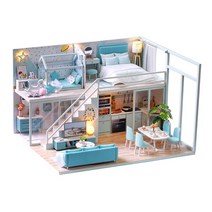 꼬미딜 시적인 생황 중형 미니어처하우스 DIY 키트 + 제작도구, 혼합색상