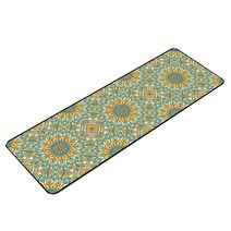 JHCompany 홈키친 주방매트 미끄럼방지, 매직아이옐로우