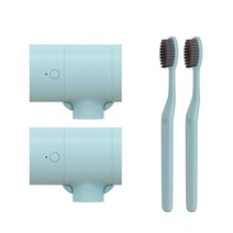 클린디 T-DRYER 칫솔살균 건조기 2p + 친환경 칫솔 2p세트 CL-401, 칫솔살균건조기 민트2+친환경칫솔 민트2