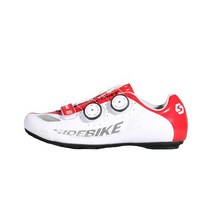 필모리스 평페달용 자전거슈즈 SIDEBIKE SD-021, 270, 화이트레드