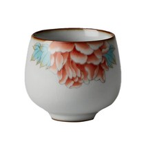 기헌 모란꽃 여요 월백 선정 찻잔 2214691, 1개