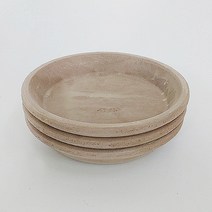 도시정원 토분 바소 볼케이노 화분받침 3p, 모카색