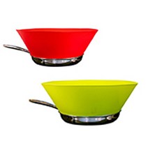 프라이월 프라이팬 기름방지망 레드 22cm + 그린 28cm, 1세트