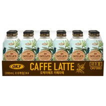 오케이에프 카페라떼, 390ml, 24개