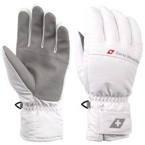 스위스마운틴 남성용 스키장갑 BC910, 화이트
