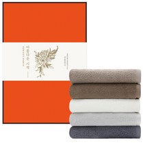 송월타월 크러쉬 호텔 수건 150g 30수 면사 + 케이스 + 결혼 기념 띠지 C 가로 500 x 세로 70 mm 세트, 랜덤발송(수건, 케이스), 5세트