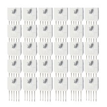 꼭꼬핀 파워 일자형, 화이트, 30개