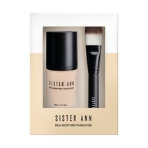 씨스터앤 리얼 모이스처 파운데이션 30ml + 파운데이션 브러쉬, 19호, 1개