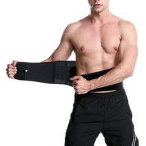 마이짐 고급형 허리보호대 B타입 블랙, 1개