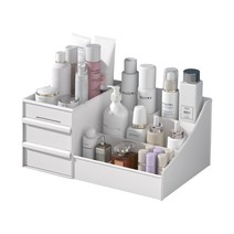 안녕마켓 멀티 화장품 정리함 화이트, 1개
