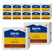 이디야 비니스트 토피 넛 라떼 분말, 20g, 360개
