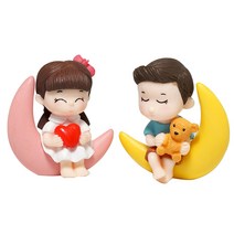 포레스 달빛커플 미니어쳐 만들기 재료, 혼합색상
