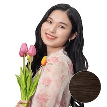 벨리음 벨크로 붙임머리피스 롱 내추럴 웨이브, DB (다크브라운), 10피스