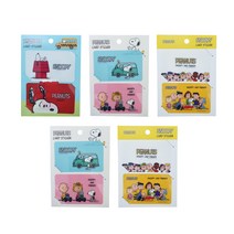 피너츠 스누피 카드 스티커 5p, 랜덤발송, 1세트