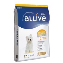 올리브 퍼피 앤 영어덜트 10억 강아지사료, 닭, 10kg, 1개