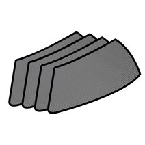 리드홈 차종별 맞춤 더뉴레이 캠핑 차박 모기장 4p, 블랙, 1세트