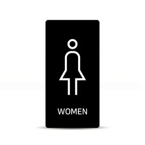 디자인콤마 화장실 표시 안내판, WOMEN, 1개