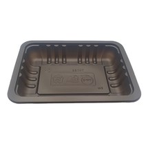 EM 실링 일회용 사각 용기 브라운 19144, 1개입, 900개