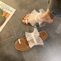 TCR 여성용 엄지고리 레이스 샌들