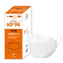 더착한 보건용 마스크 대형 KF-94 화이트, 30개입, 1개입