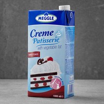 메글레 식물성 휘핑크림 가당, 1L, 1개